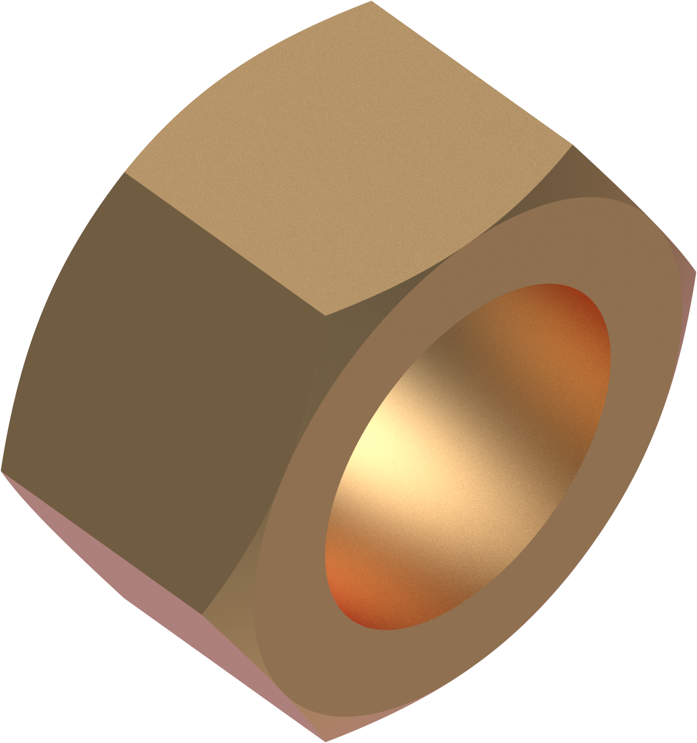 NUT, HEX PLAIN 1-1/4-7 UNC G8 ZP PN 44574