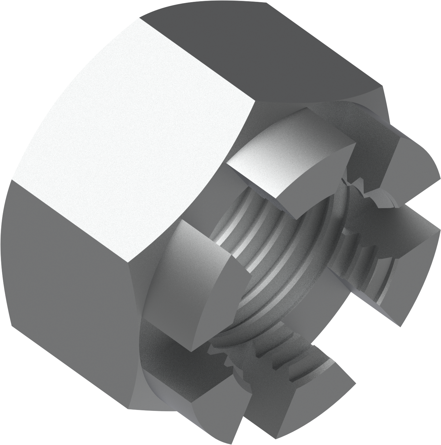 L/NUT, CASTLE 1/2-20 UNF G2 PN 25985