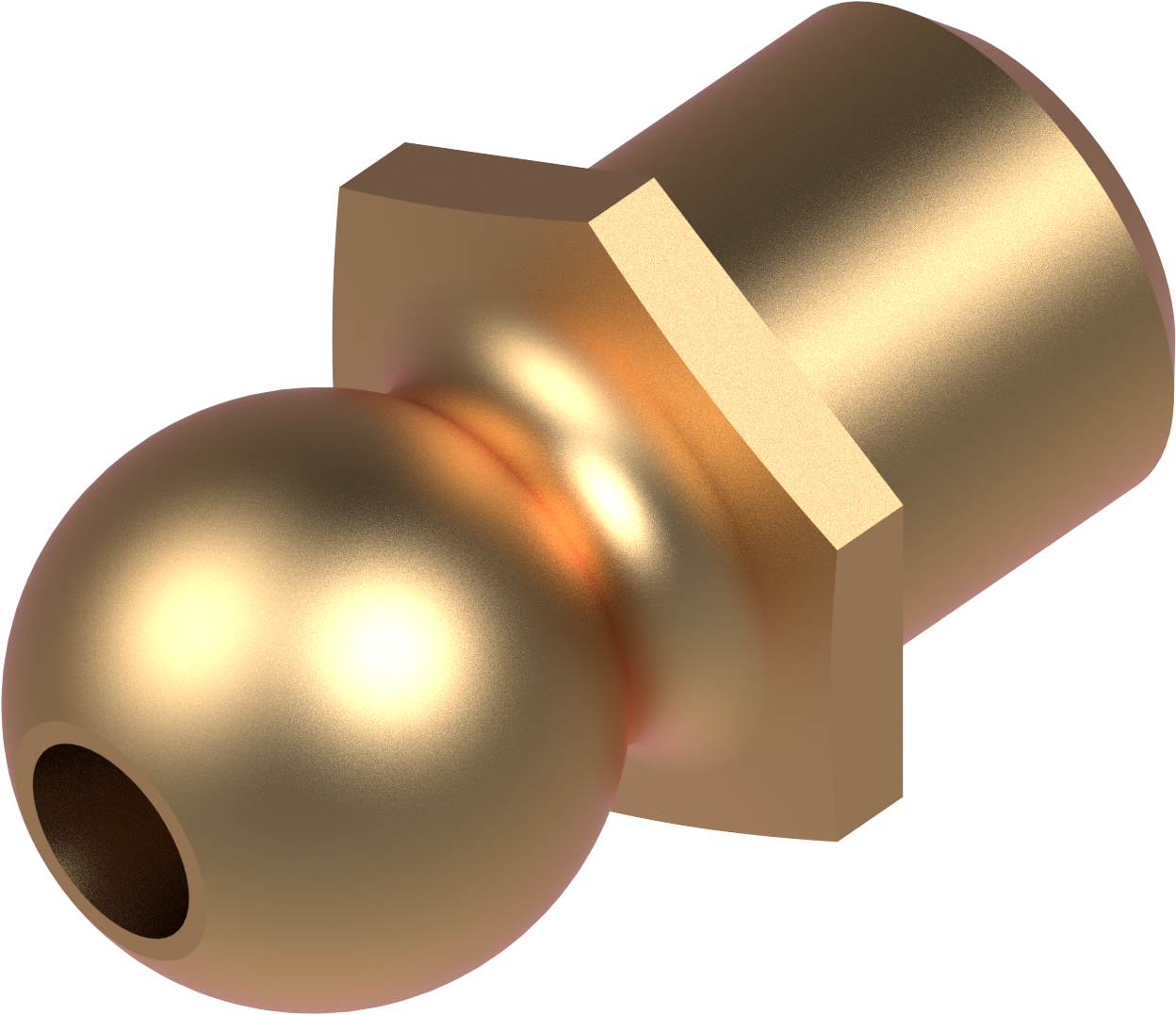 GREASE NIPPLE, STR 1/4-28 NPTF PN 17447
