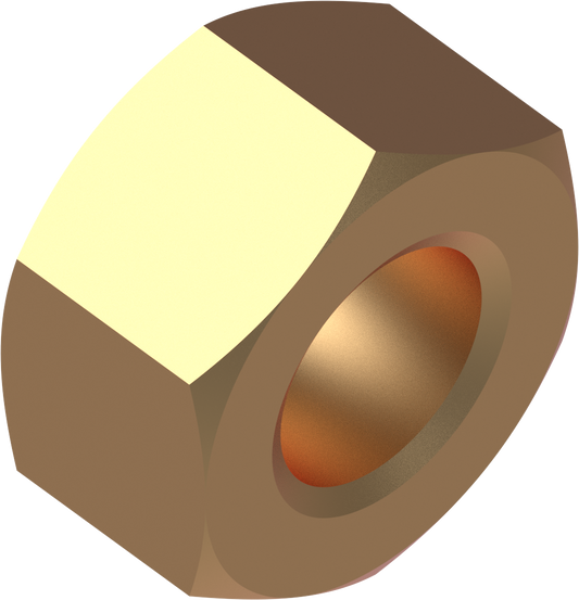 NUT, HEX PLAIN 9/16-12 UNC G8 ZP PN 62904