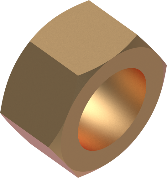 NUT, HEX PLAIN 1-1/4-7 UNC G8 ZP PN 44574