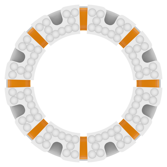 BIT, HQ LYB ORANGE -R C16 EX 10@125/155 PN 4056323